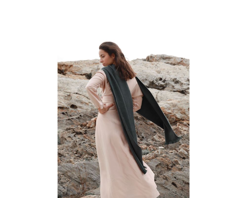 BUFANDY | Sjaal Solid XS - Emerald Green